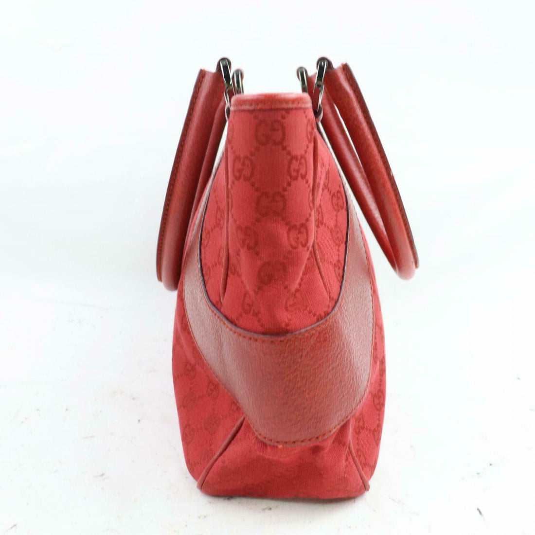Gucci Tote Bag Red Canvas (SHC1-15698)