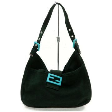 Indistinguishable  Fendi Shoulder Bag Green Fabric (SHC7-10196)