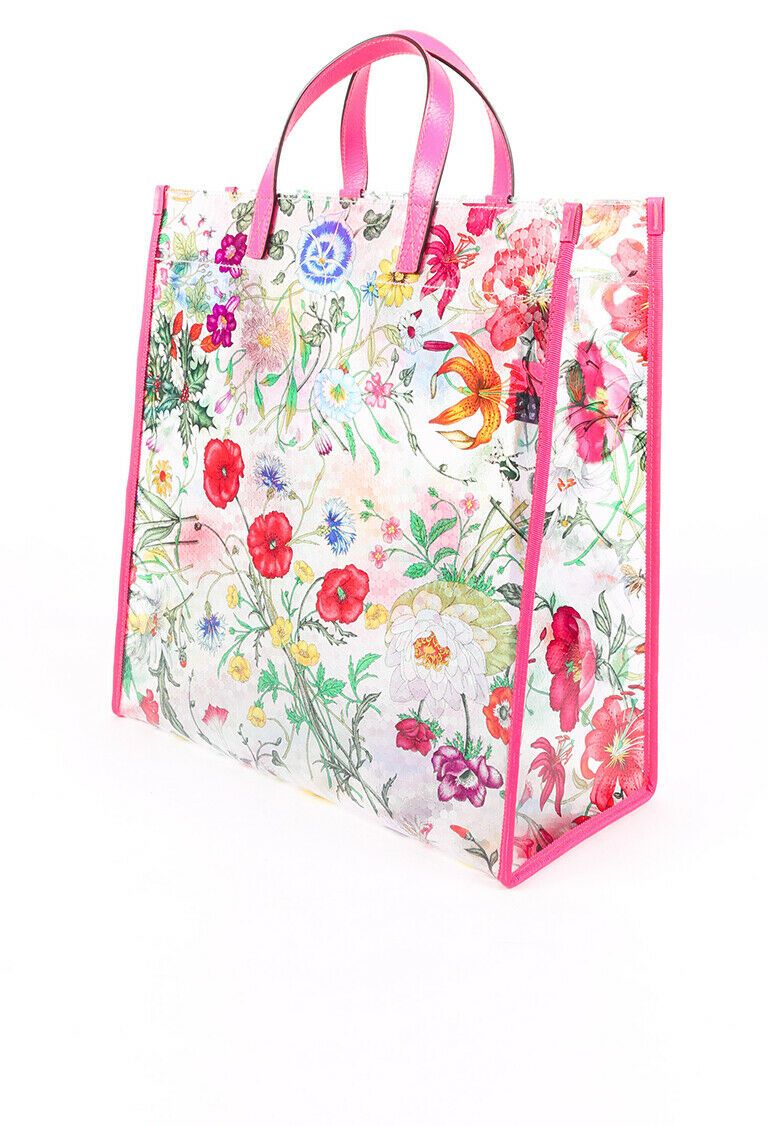 Gucci Bag Flora Multicolor Vinyl Tote