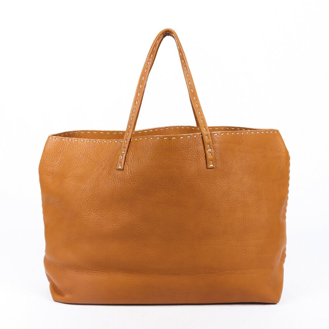 Fendi Selleria Leather Tote Bag