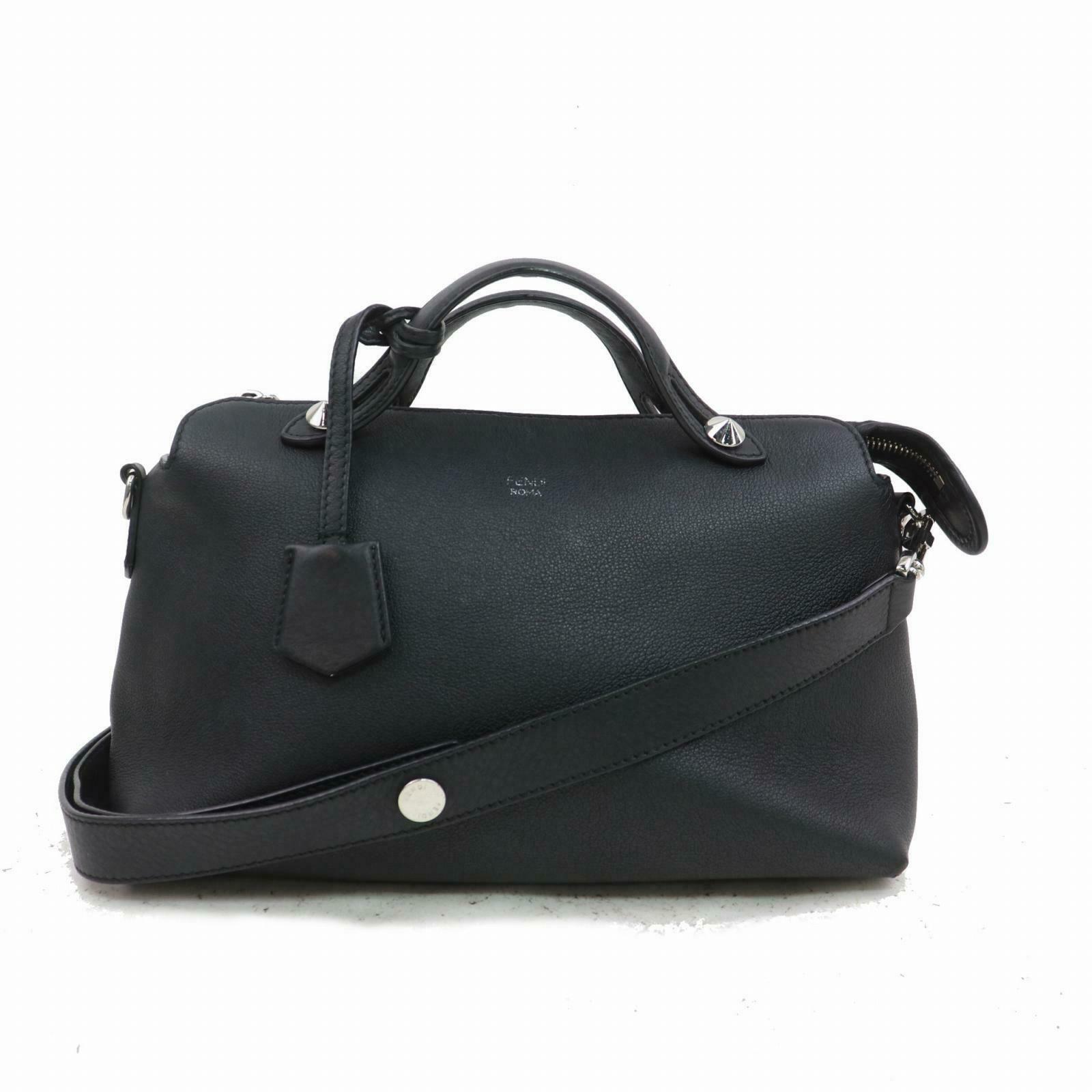 Fendi Shoulder Bag By The Way Black Leather (SHC1-15974)