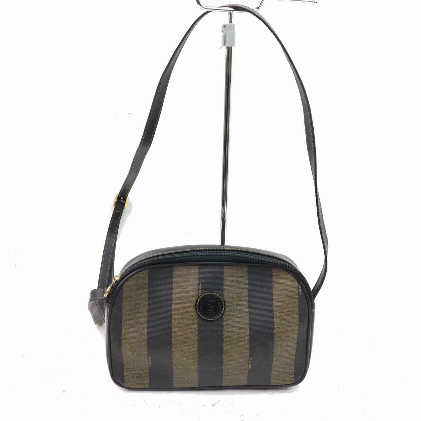 Indistinguishable  Fendi Shoulder Bag Brown PVC (SHC1-14563)