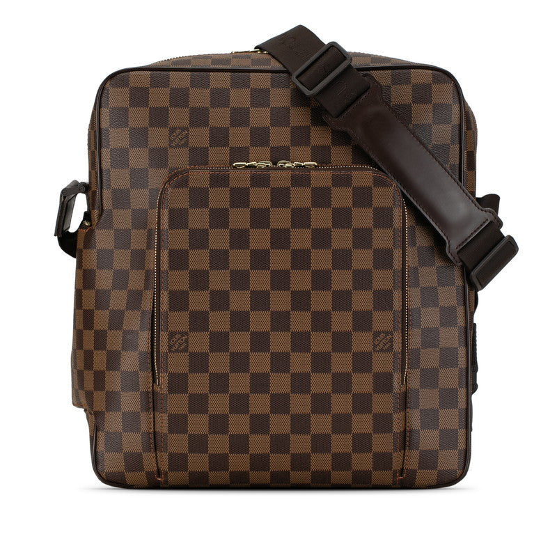 Louis Vuitton Damier Olaf N41440 Brown PVC Leather  Louis Vuitton