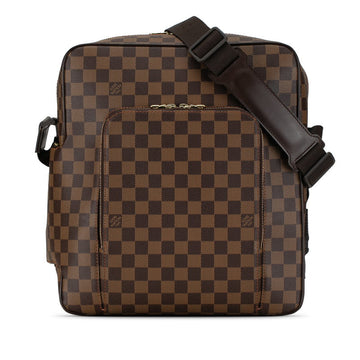 Louis Vuitton Damier Olaf N41440 Brown PVC Leather  Louis Vuitton