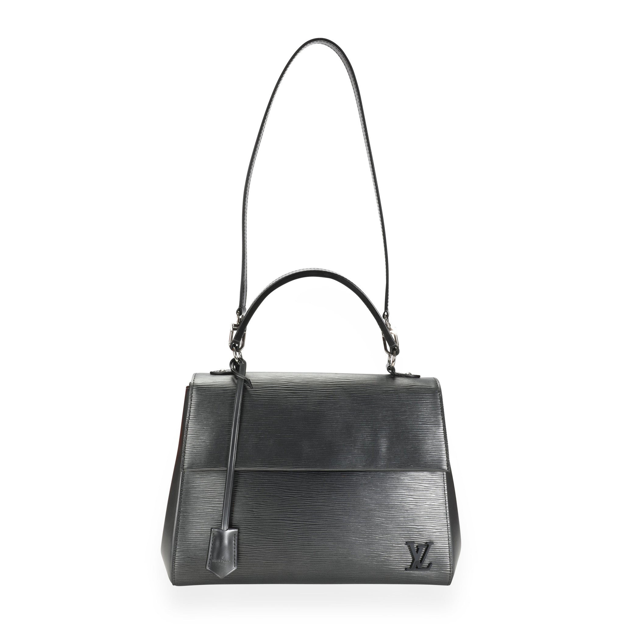 LOUIS VUITTON Anthracite Nacre Epi Leather Cluny MM
