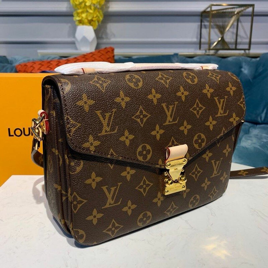 LV Pochette Metis Bag Monogram Canvas For Womtlm, Womtlm’s Handbags, Shoulder And Crossbody Bags 9.8in/25cm LV M44875