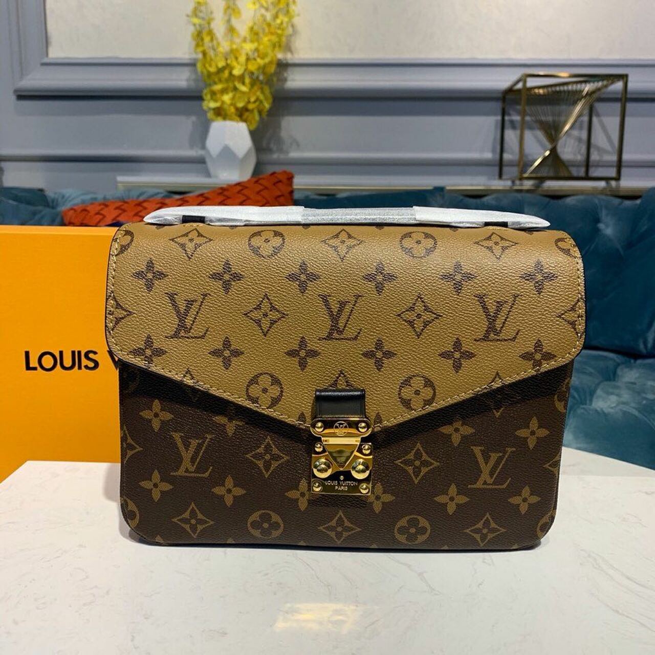 LV Pochette Metis Monogram Reverse Canvas For Womtlm,  Shoulder And Crossbody Bags 9.8in/25cm LV M44876