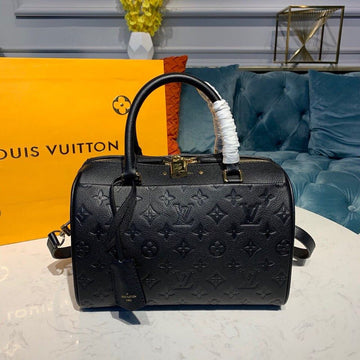 LV Speedy Bandouliere 25 Monogram Empreinte Black For Womtlm,  Shoulder And Crossbody Bags 9.8in/25cm LV M42401