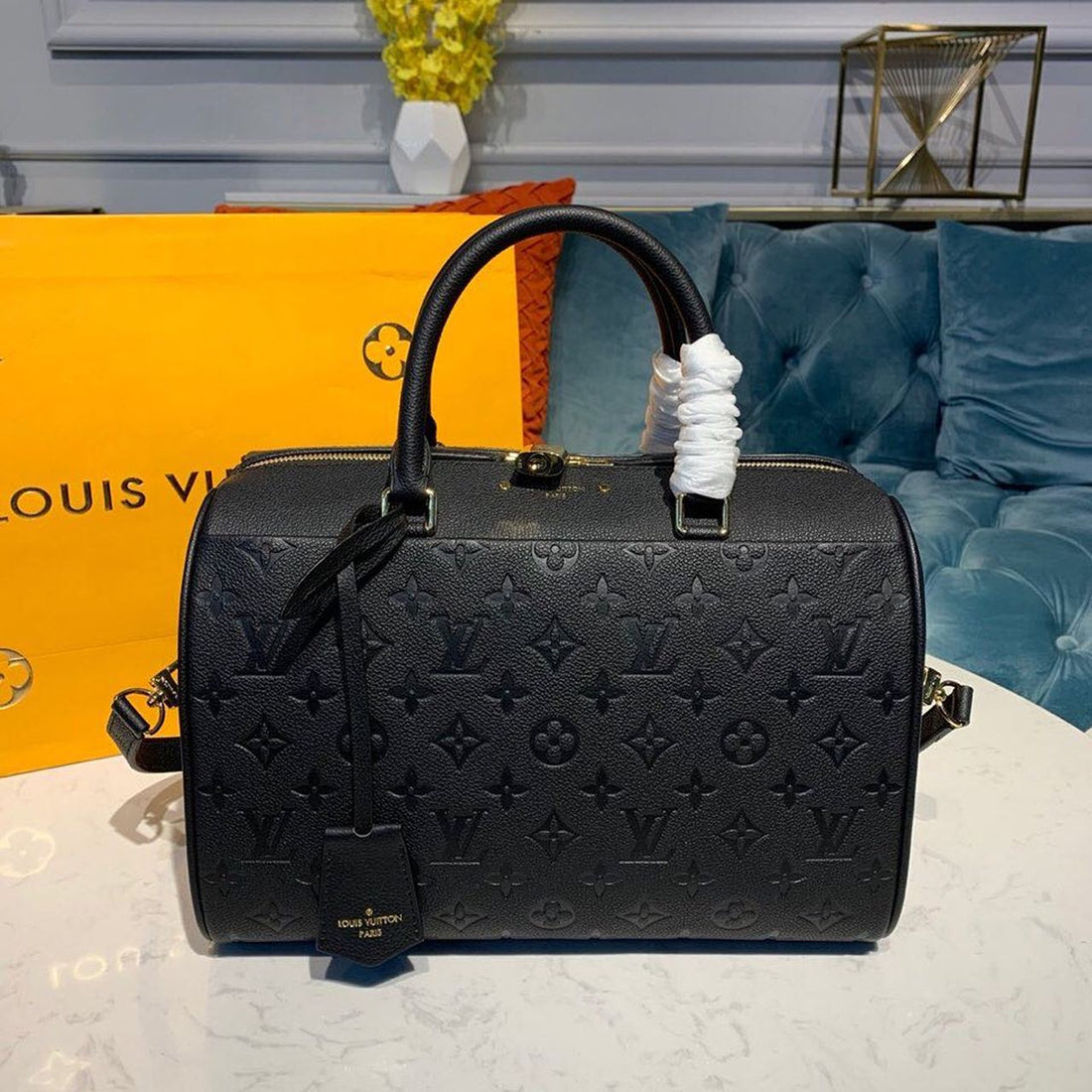 LV Speedy Bandouliere 30 Monogram Empreinte Black For Womtlm,  Shoulder And Crossbody Bags 11.8in/30cm LV M42406
