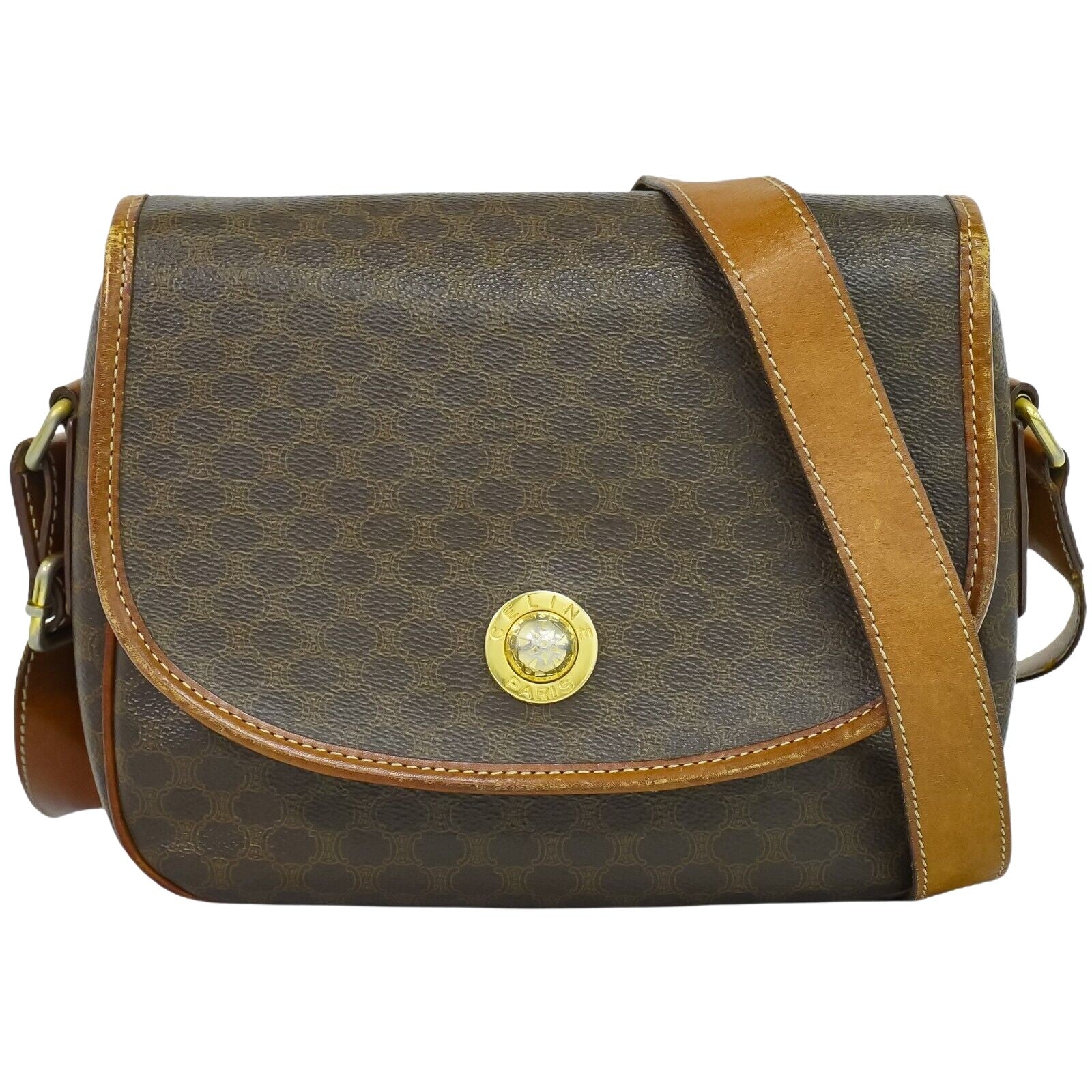 CELINE Macadam Shoulder Bag