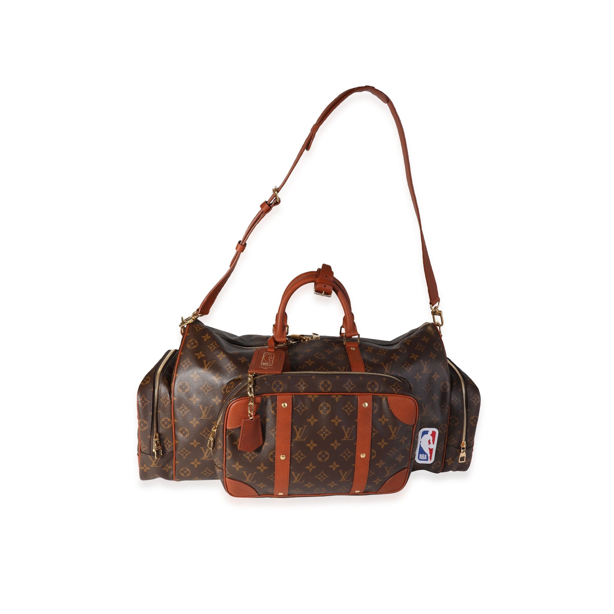 LOUIS VUITTON x NBA Monogram Canvas Trio Pocket Keepall