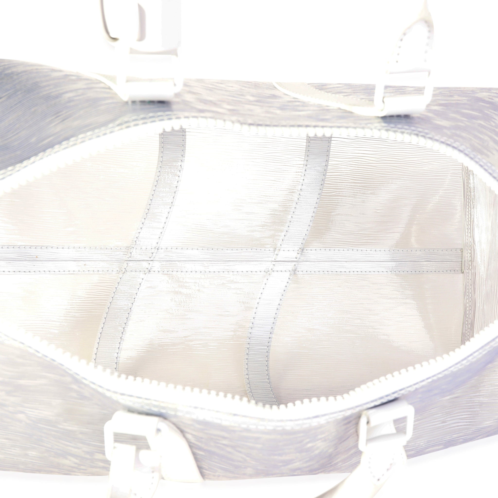 LOUIS VUITTON Clear Epi PVC Wavy Keepall Bandouliere 50