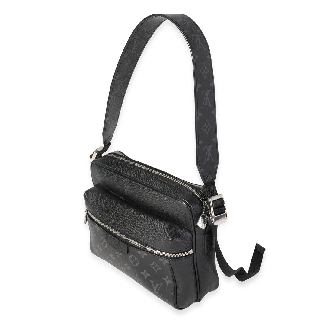 LOUIS VUITTON Black Taigarama & Monogram Eclipse Canvas Outdoor Messenger