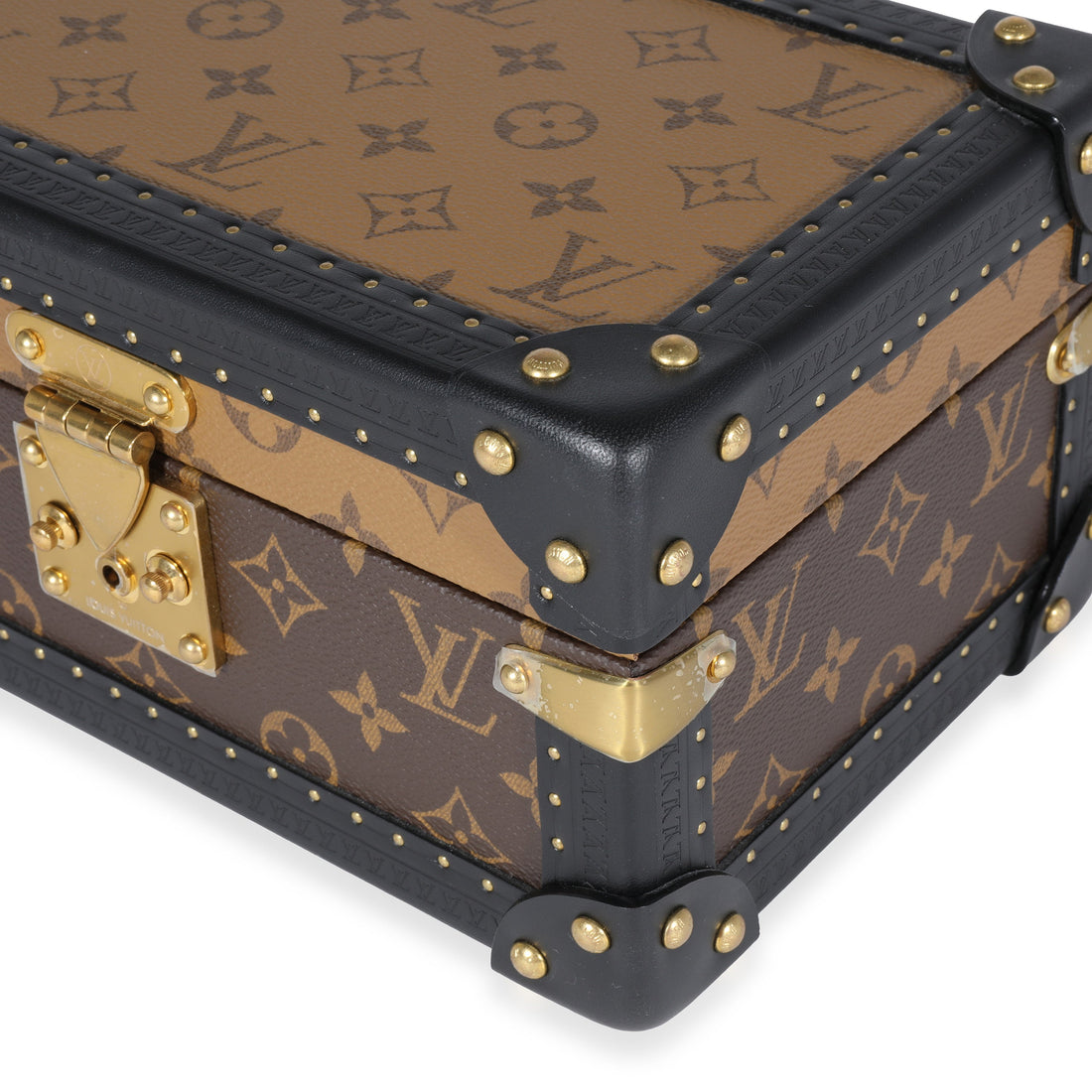LOUIS VUITTON Monogram Reverse Canvas Coffret Tresor 24