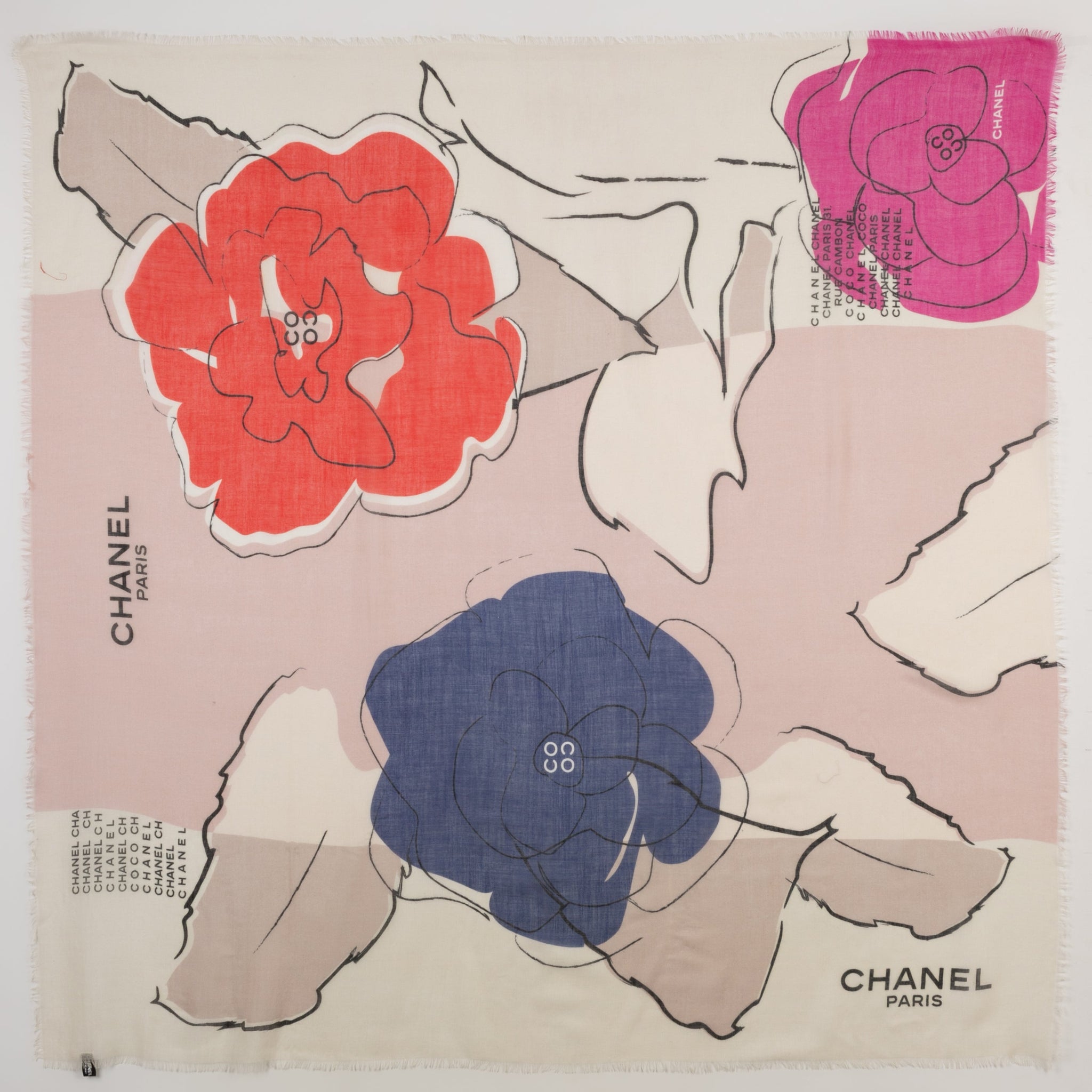 Foulard / Etole en cachemire Chanel