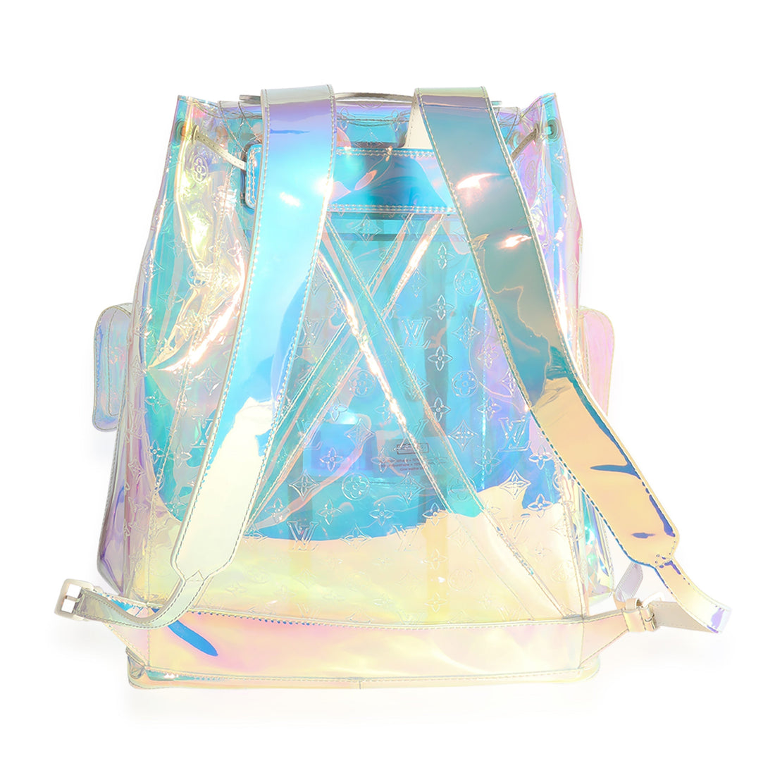 LOUIS VUITTON X Virgil Abloh PVC Prism Christopher Backpack