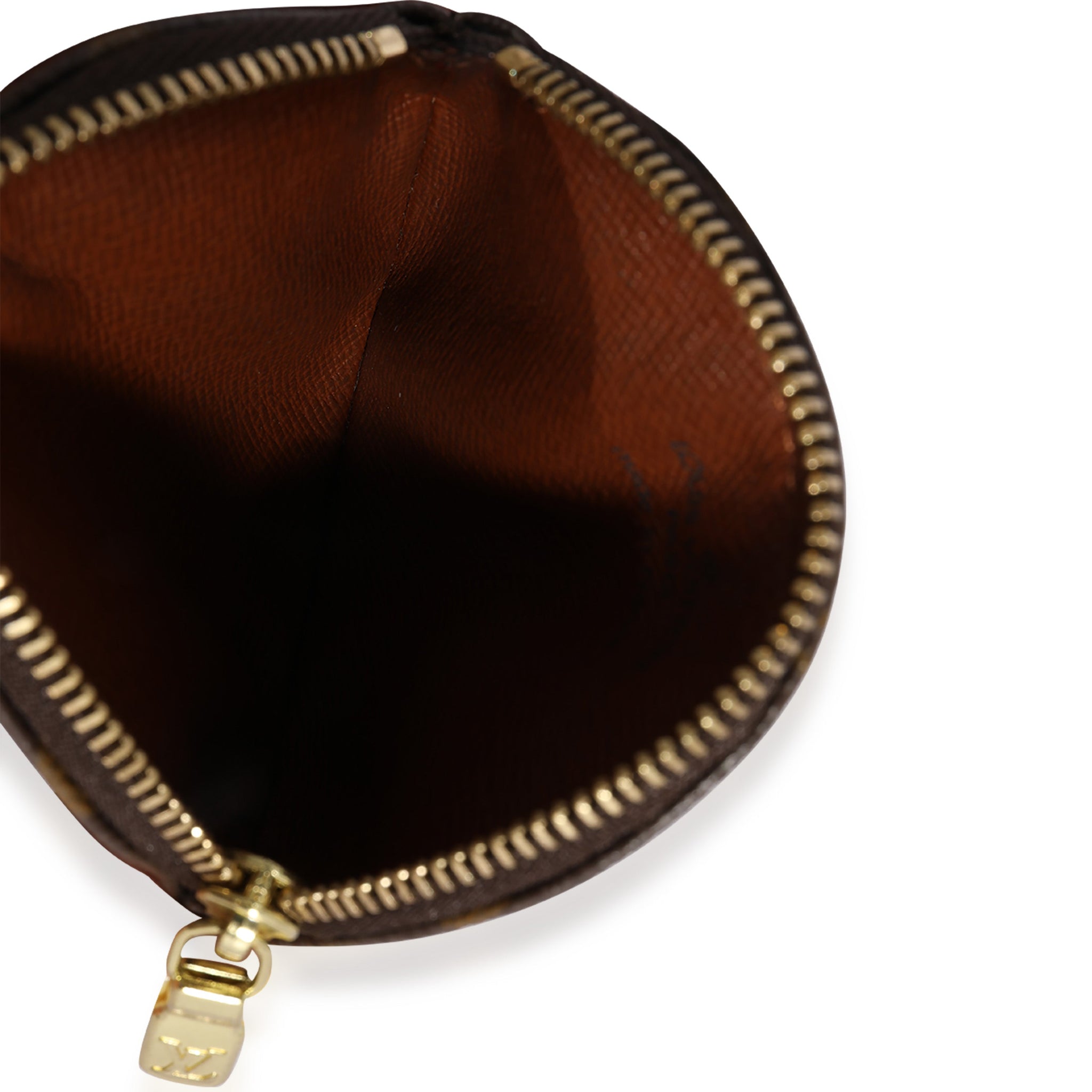 LOUIS VUITTON Monogram Canvas Round Coin Purse