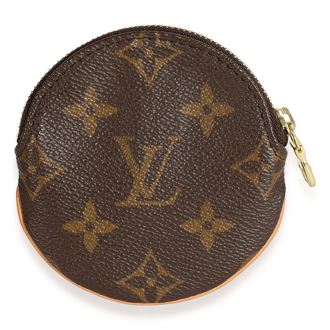 LOUIS VUITTON Monogram Canvas Round Coin Purse