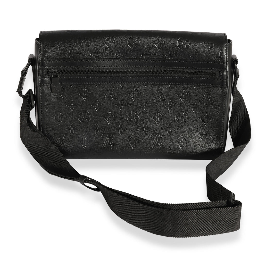 LOUIS VUITTON Black Monogram Shadow Sprinter Messenger
