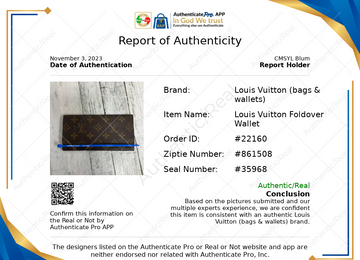 Wallet Luxury Designer By Louis Vuitton Size: Medium