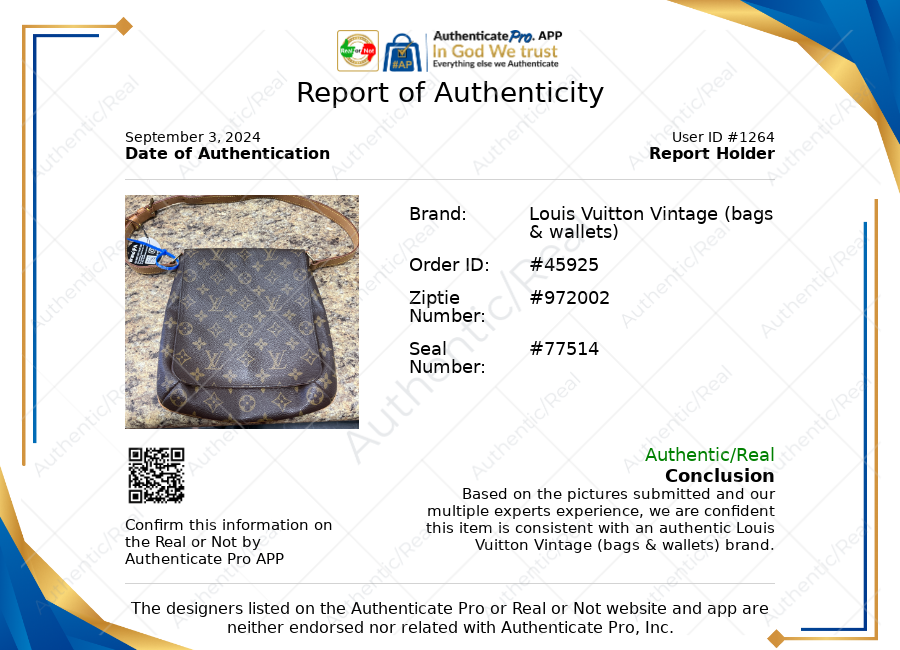 Crossbody Luxury Designer By Louis Vuitton, Size: Large