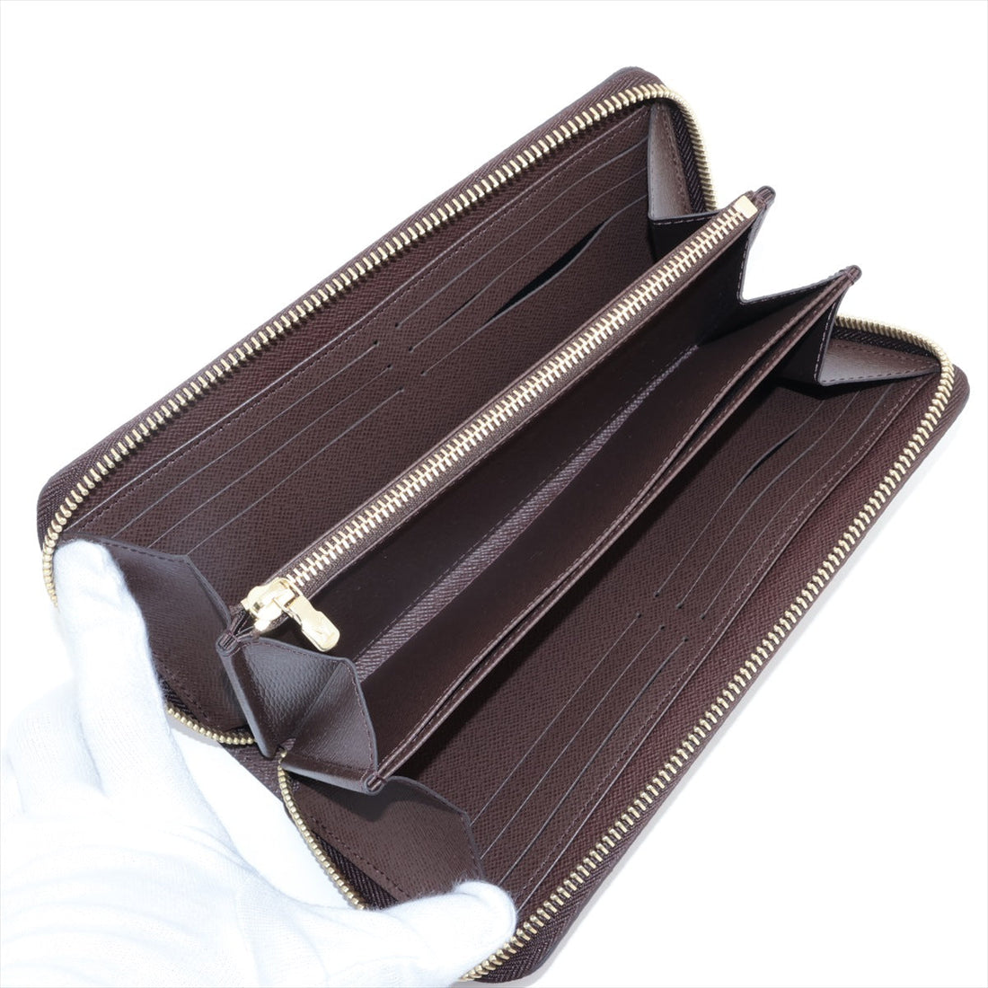 Louis Vuitton Damier Zippy Wallet N41661 Round Zippe Wallet