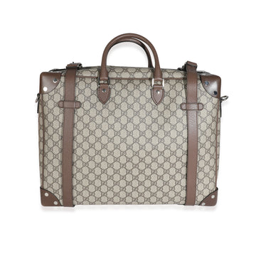 GUCCI Beige GG Supreme Trunk Holdall Tote