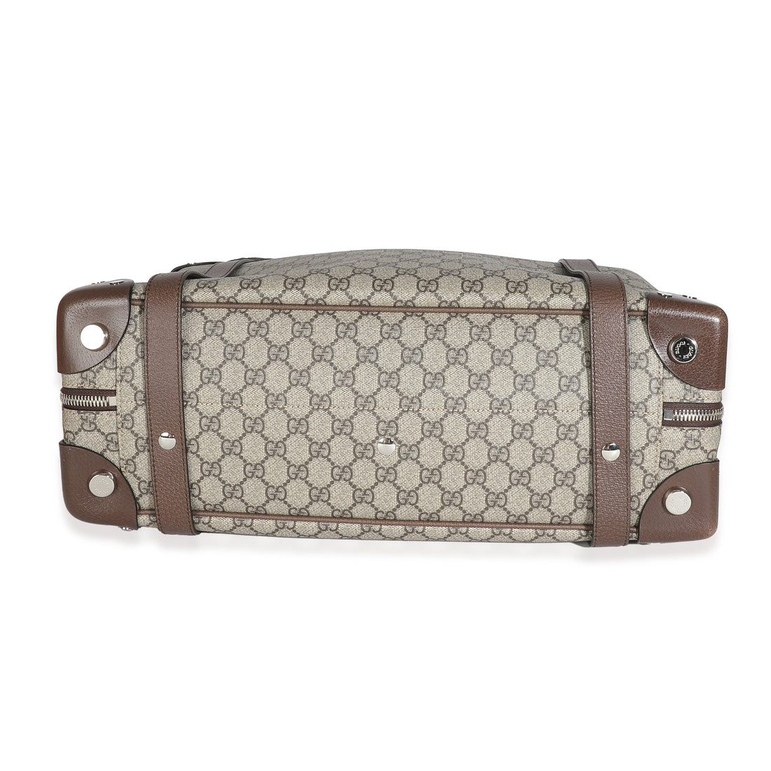 GUCCI Beige GG Supreme Trunk Holdall Tote