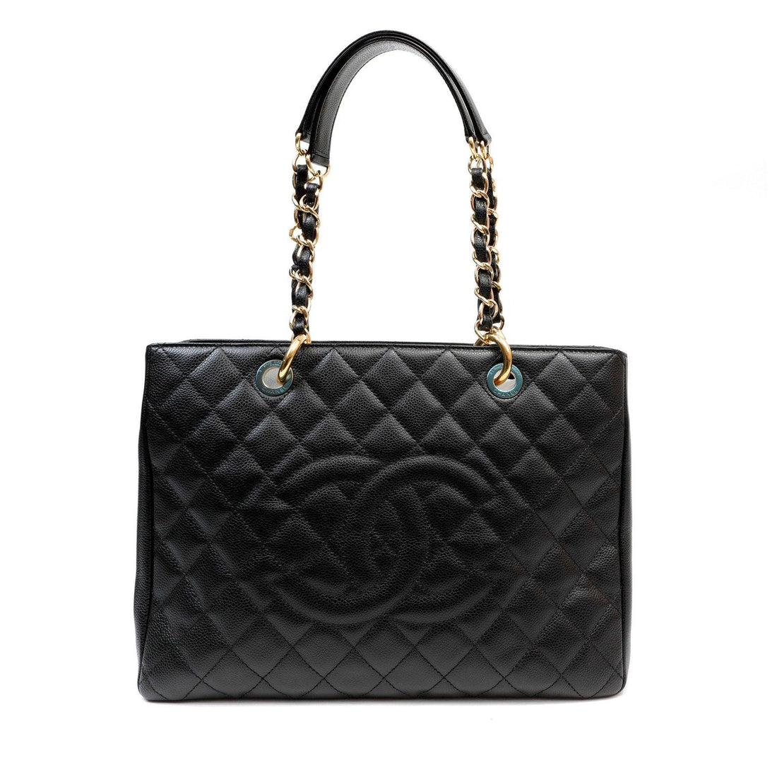 Chanel Black Caviar Grand Shopping Tote GST
