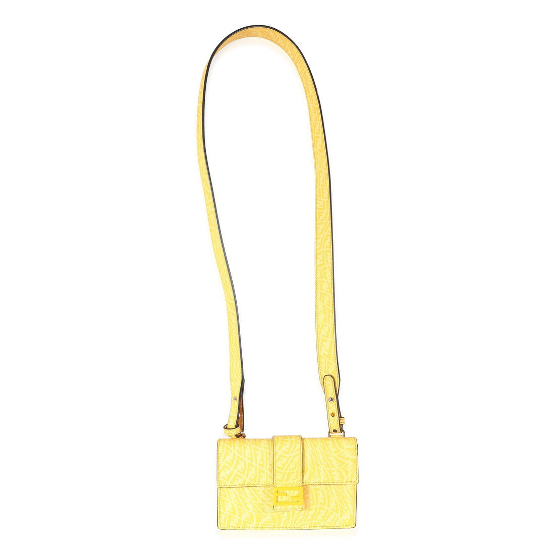 FENDI x Sarah Coleman Mimosa Canvas FF Vertigo Baguette Belt Pouch