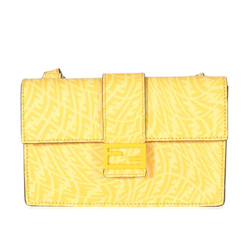FENDI x Sarah Coleman Mimosa Canvas FF Vertigo Baguette Belt Pouch