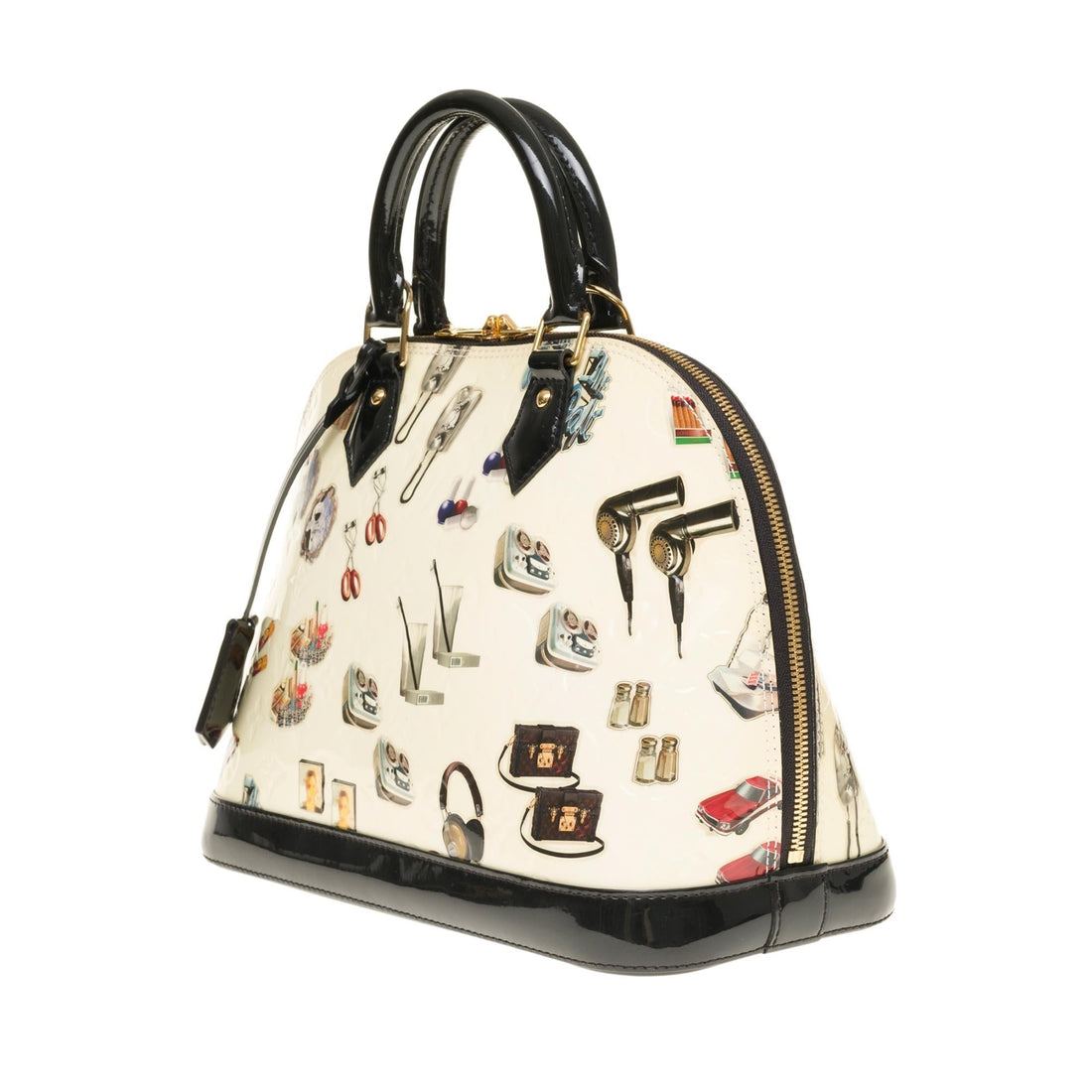 LOUIS VUITTON COLLECTOR Alma "Sticker Animation" handbag by Nicolas Ghesquiere