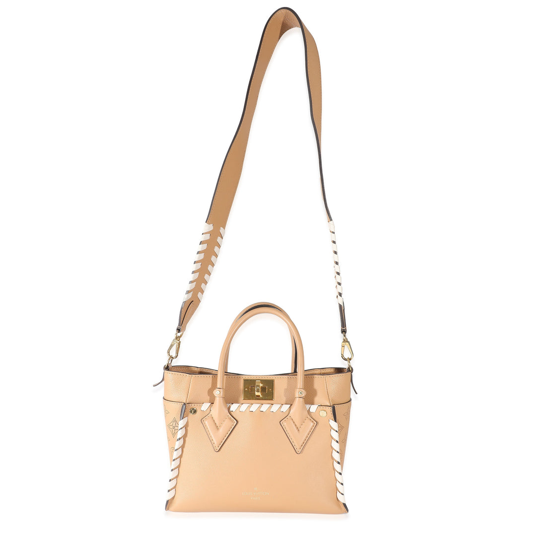 LOUIS VUITTON Arizona Brown Mahina Braided On My Side PM