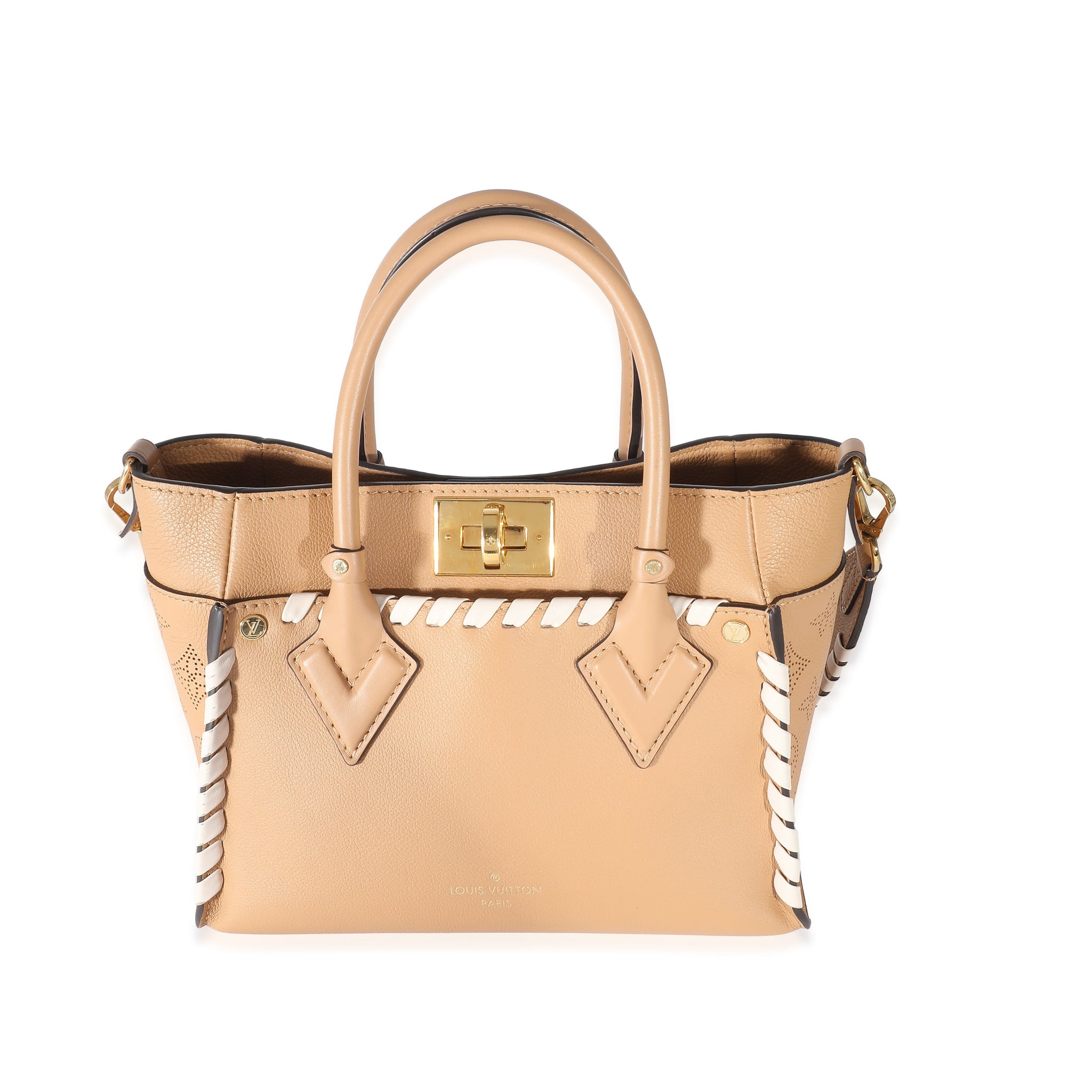 LOUIS VUITTON Arizona Brown Mahina Braided On My Side PM