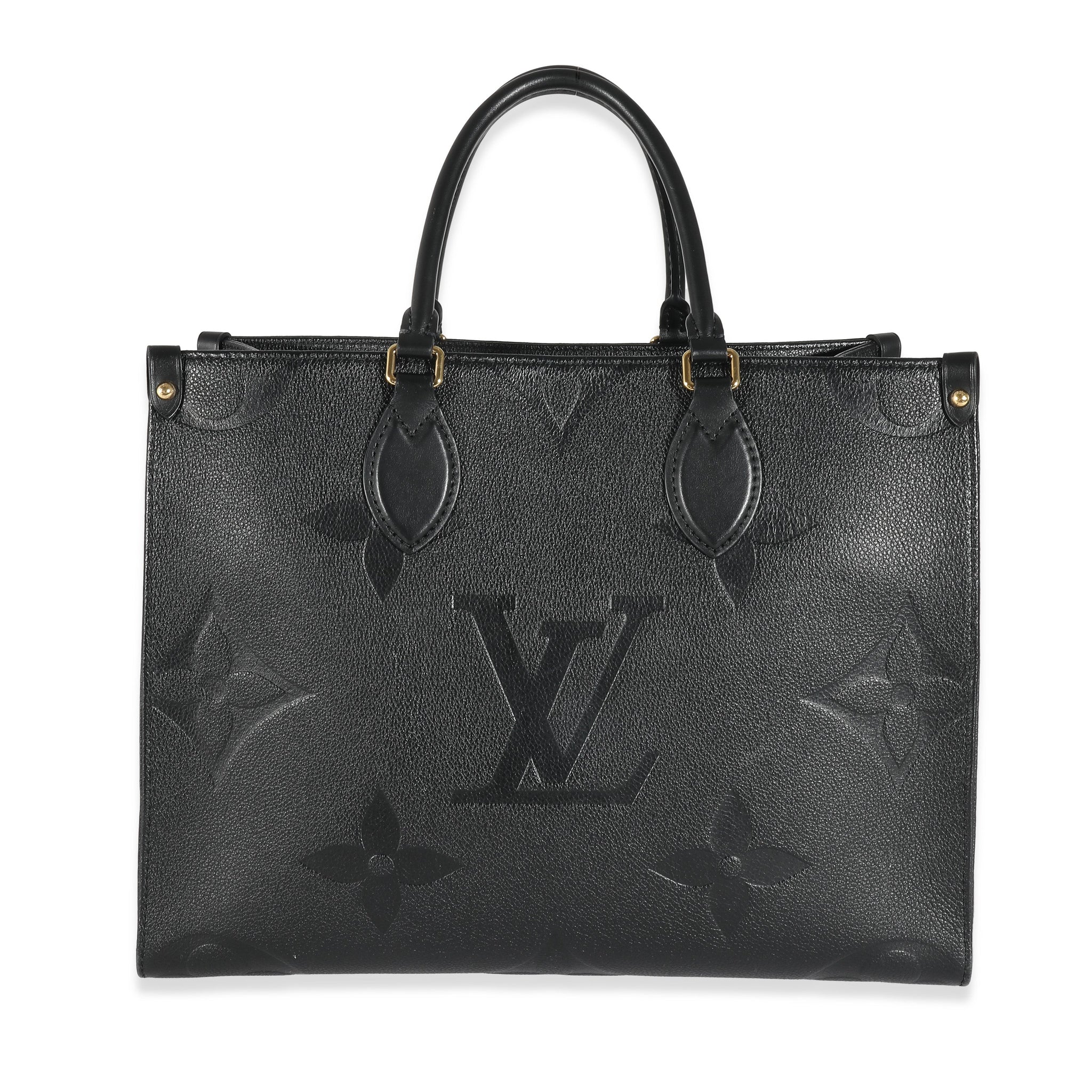 LOUIS VUITTON Black Empreinte Onthego MM