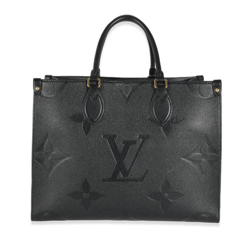 LOUIS VUITTON Black Empreinte Onthego MM
