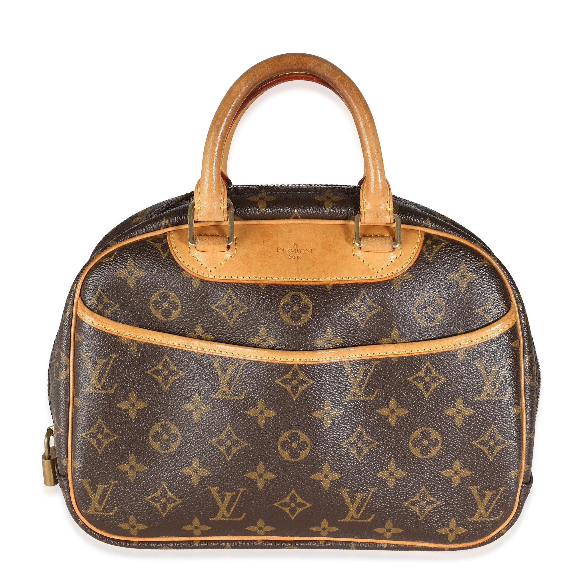 LOUIS VUITTON Brown Monogram Canvas Trouville