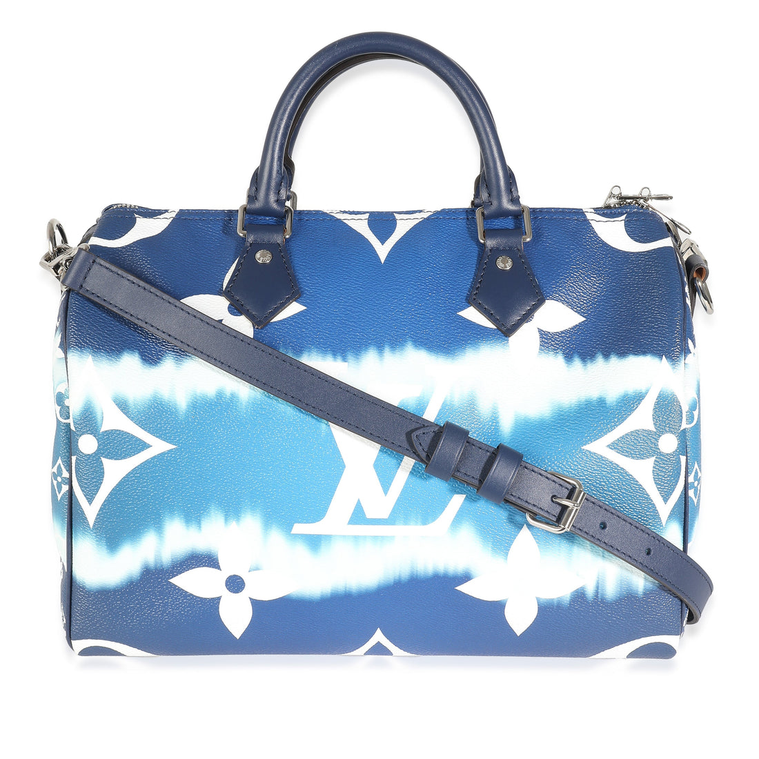 LOUIS VUITTON Blue Monogram Escale Canvas Speedy Bandouliere 30