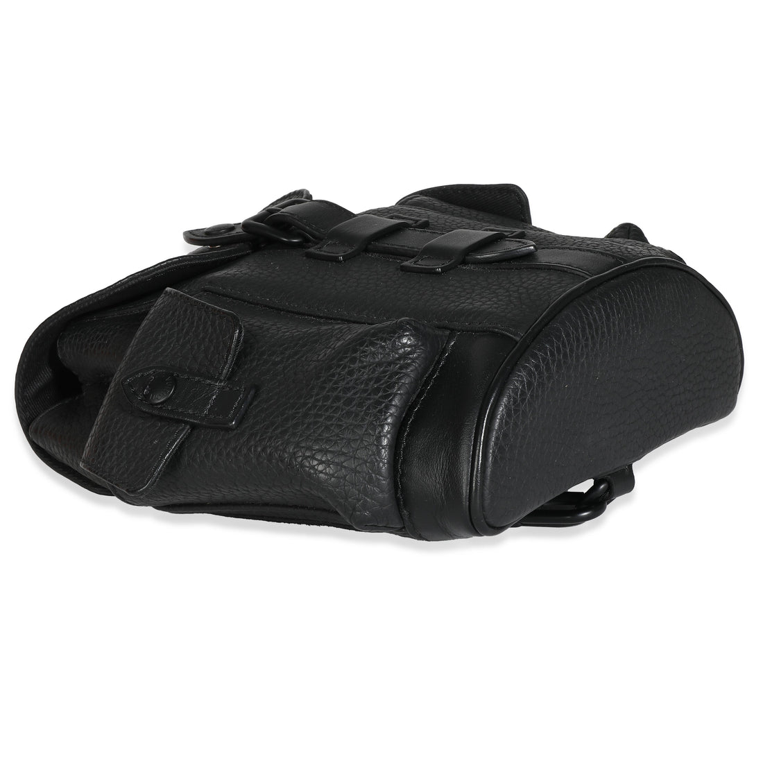 LOUIS VUITTON Black Taurillon Christopher XS Backpack