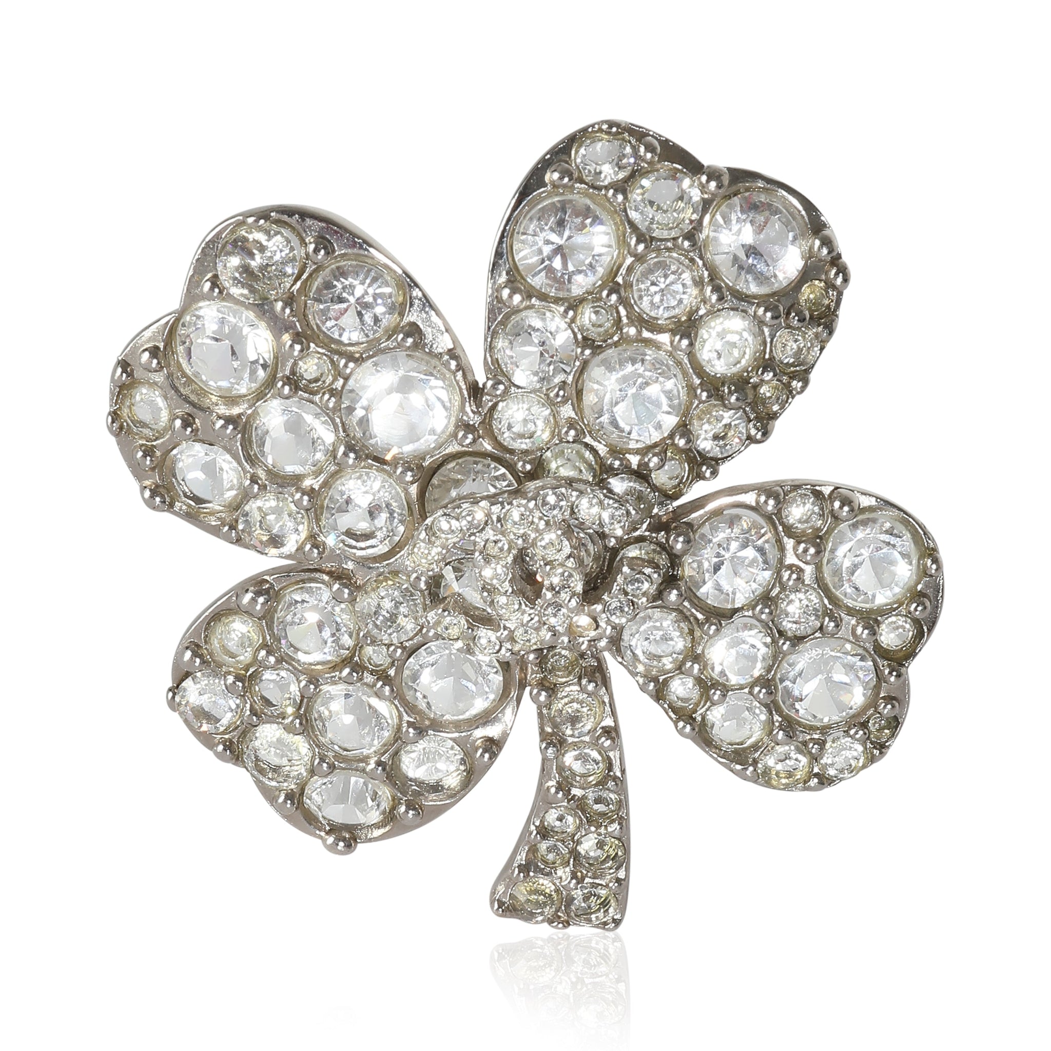 CHANEL 2007 Palladium Plated Brooch