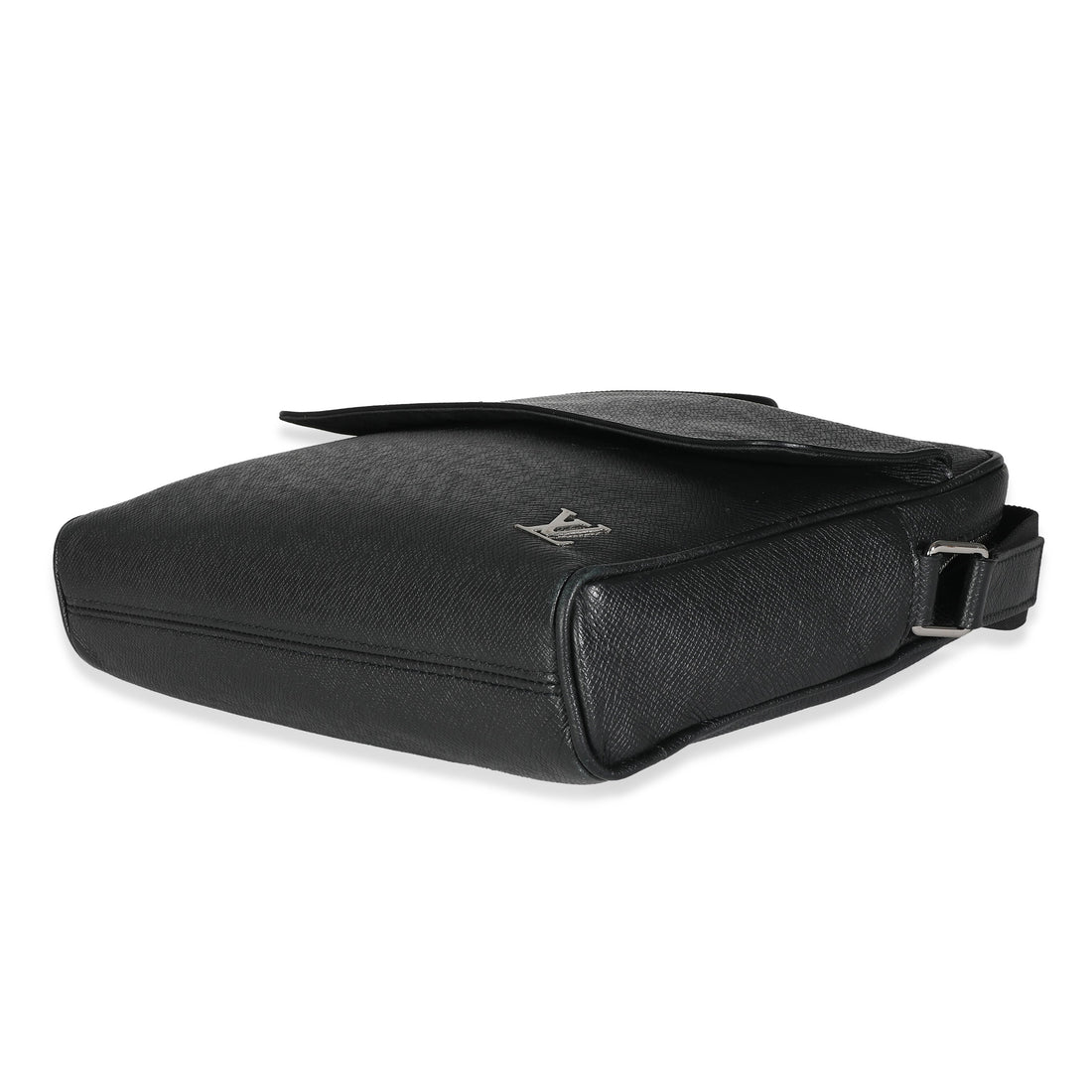 LOUIS VUITTON Black Taiga Alex Messenger PM