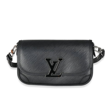 LOUIS VUITTON Black Epi Buci