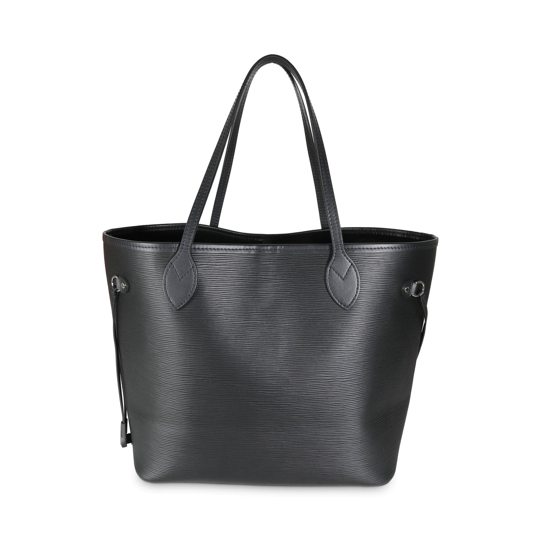 LOUIS VUITTON Black Epi Neverfull MM