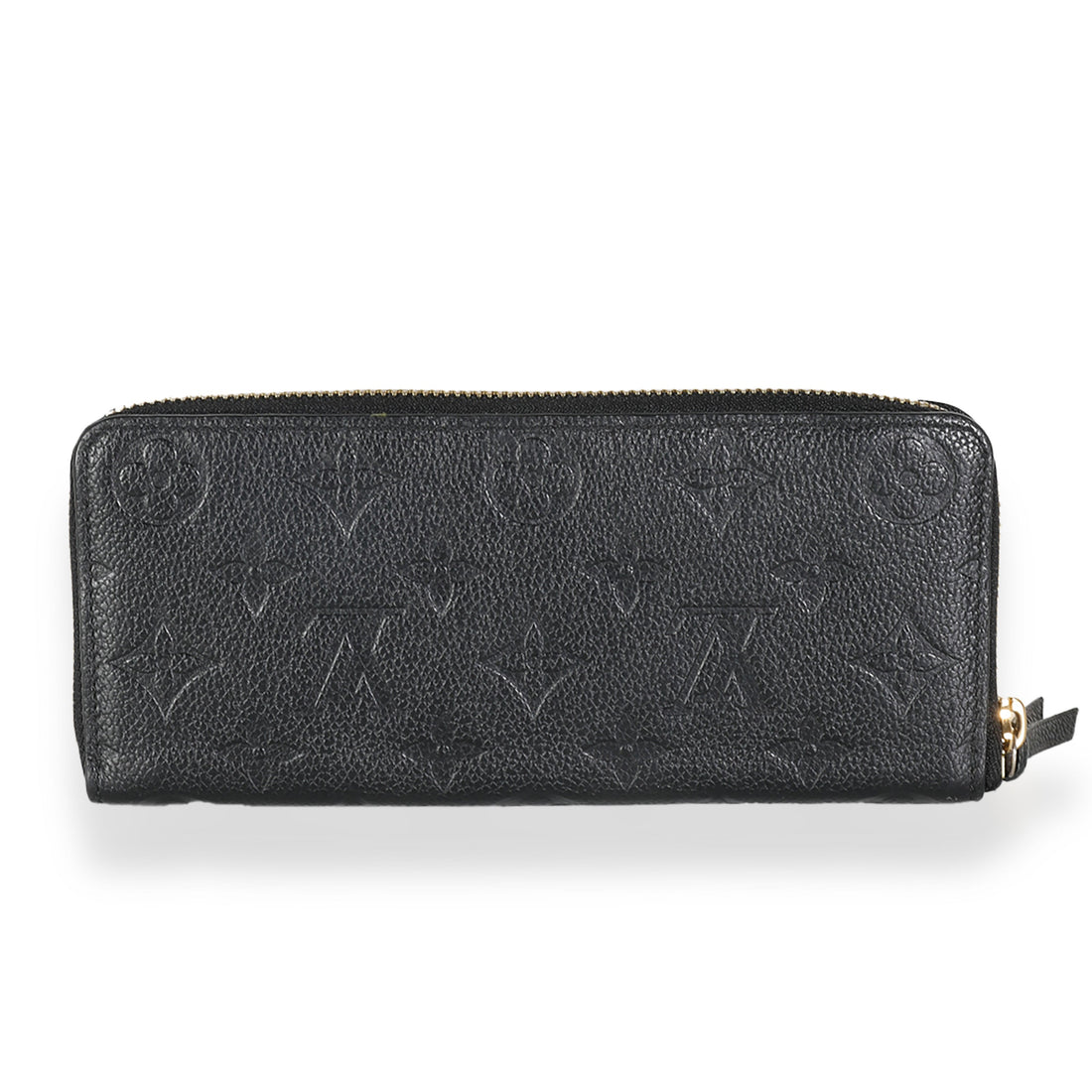 LOUIS VUITTON Black Empreinte Clemence Wallet