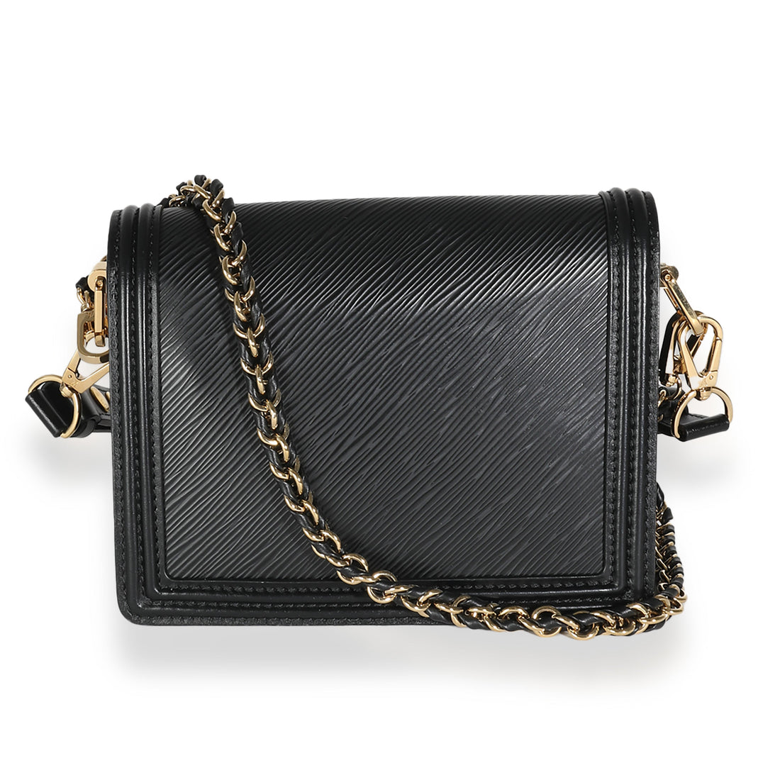 LOUIS VUITTON Black Epi Mini Dauphine