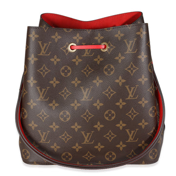 LOUIS VUITTON Coquelicot Monogram Canvas Neonoe MM