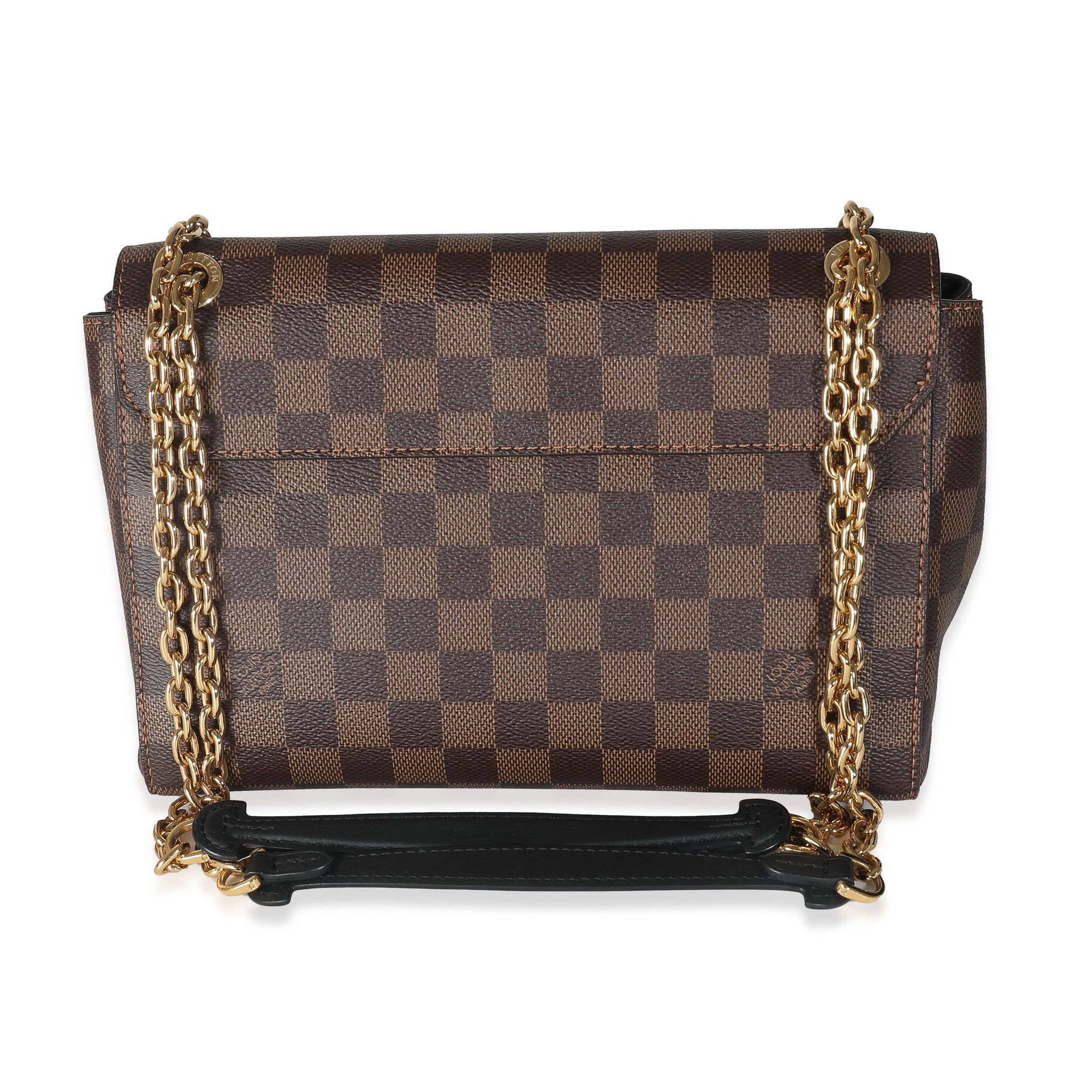 LOUIS VUITTON Black Damier Ebene Canvas Vavin PM