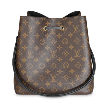 LOUIS VUITTON Black Monogram Canvas Neonoe MM