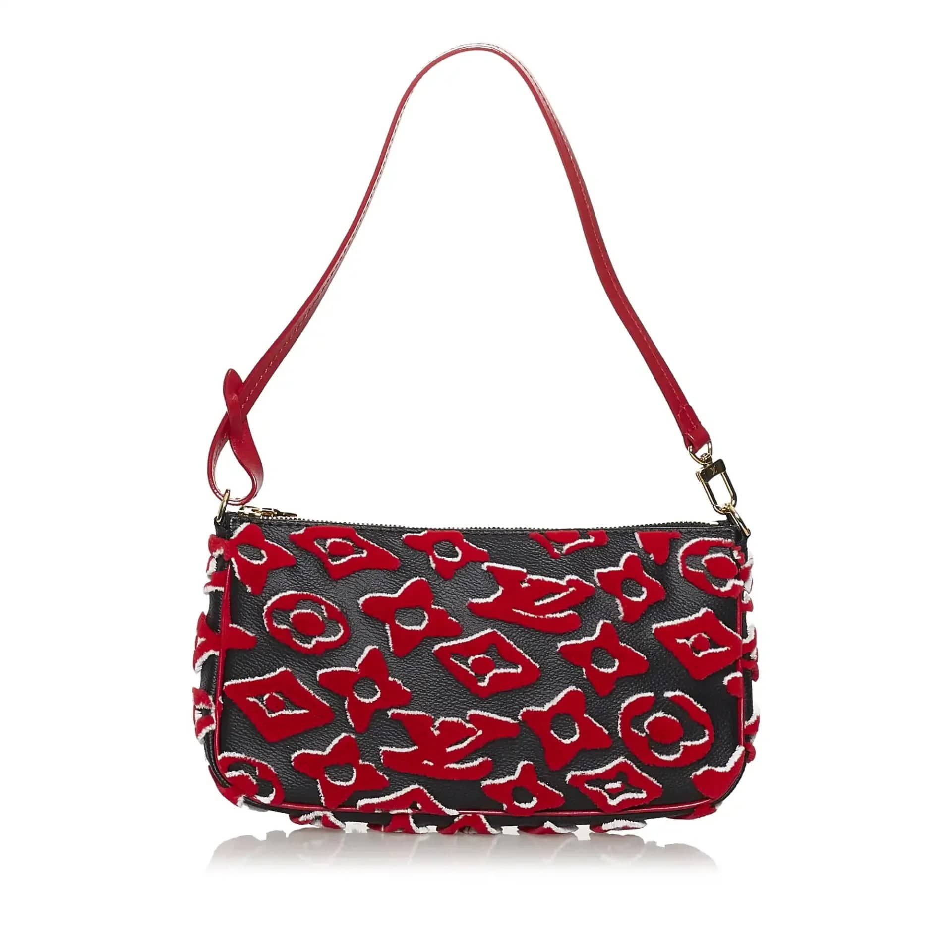 Louis Vuitton X Urs Fischer Pochette Accessoires Red Limited Edition