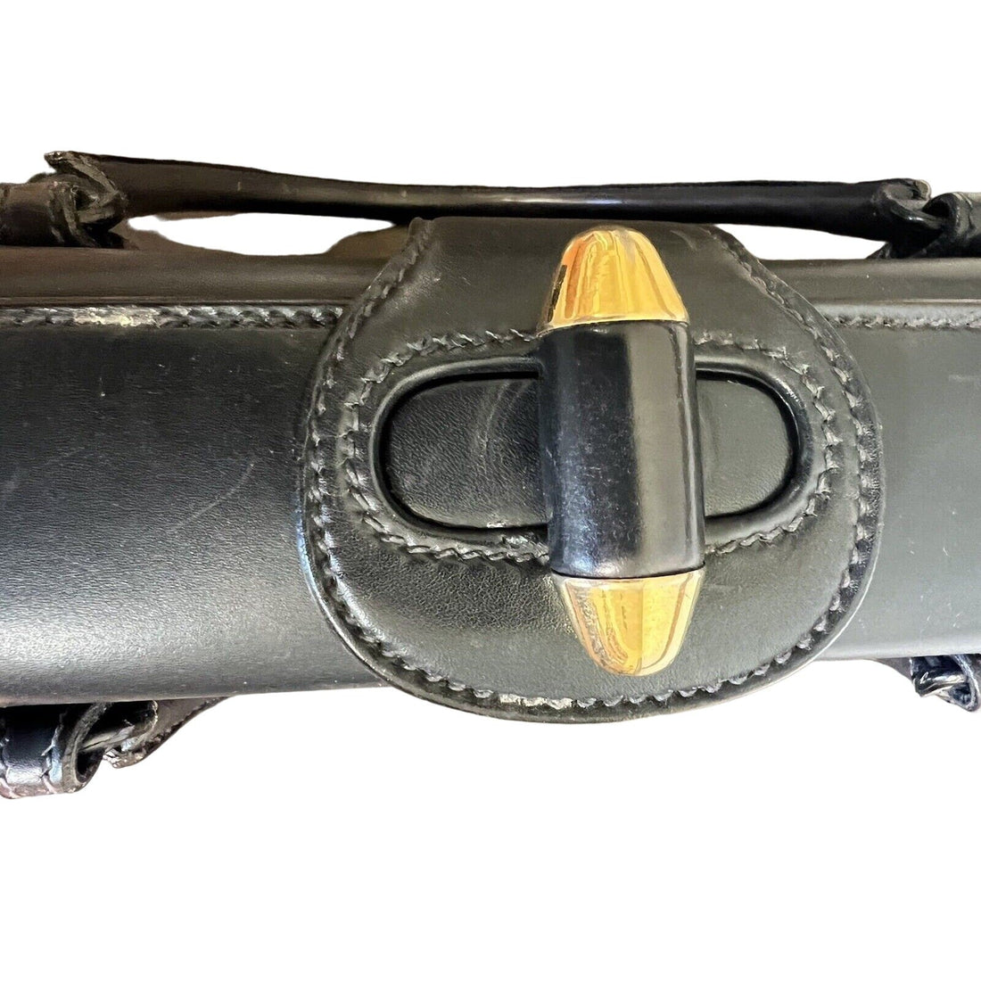 Gucci, navy leather shoulder bag satchel